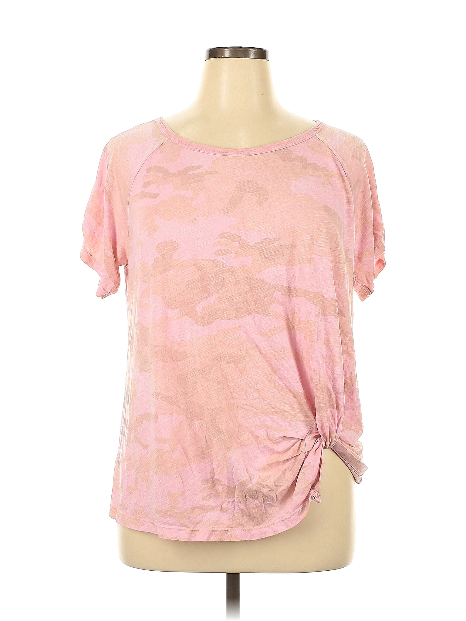 Sanctuary Pink Short Sleeve Top Size X Plus Off Thredup