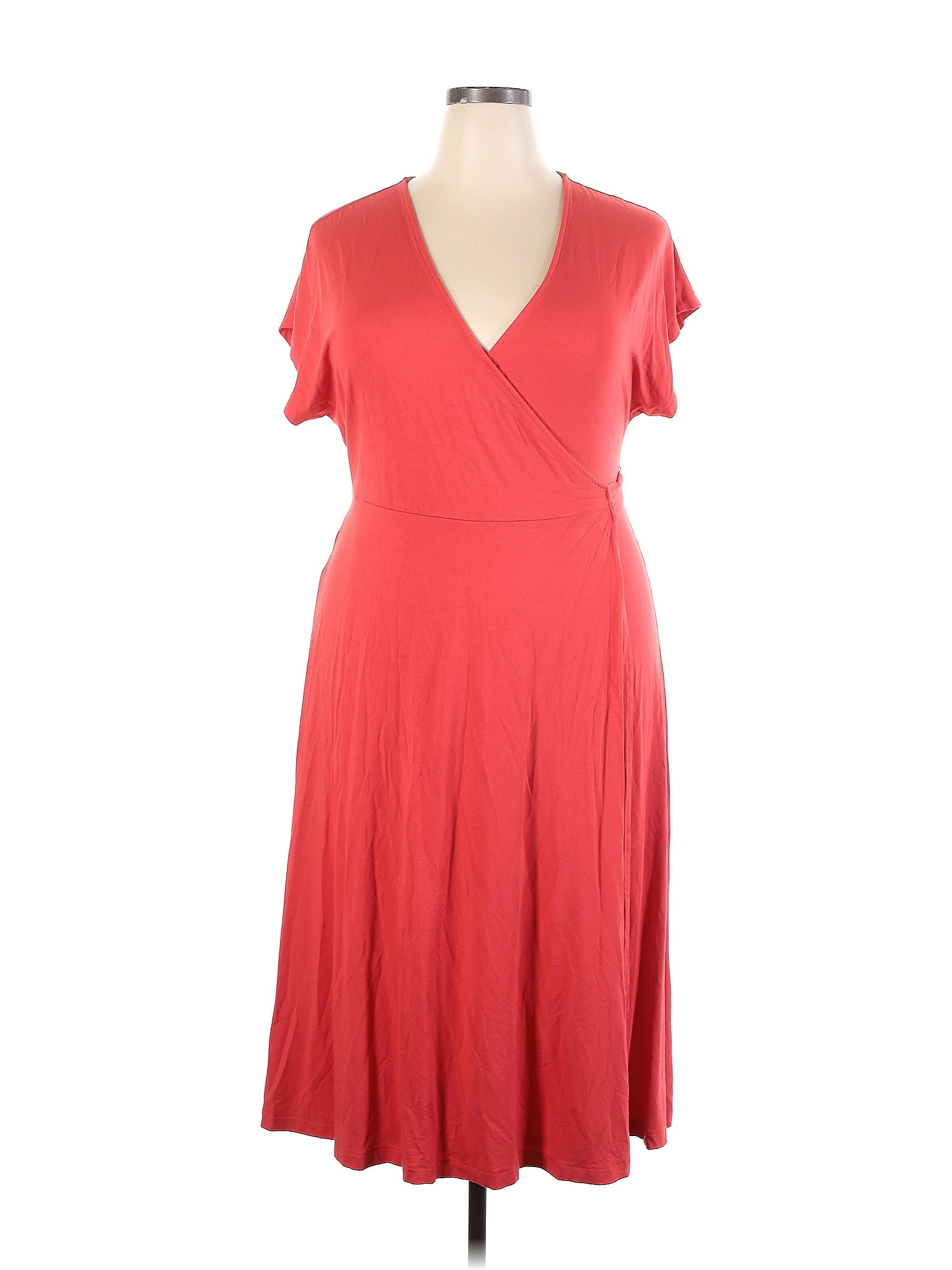 Old Navy Red Casual Dress Size Xl Off Thredup