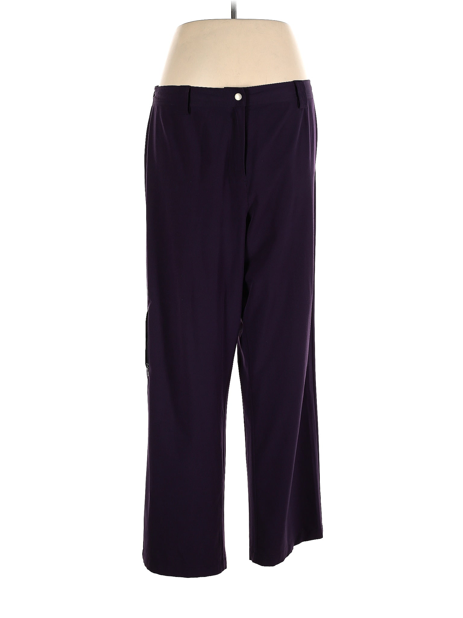 floor price NWT Malo Women Purple Casual Pants 46 italian