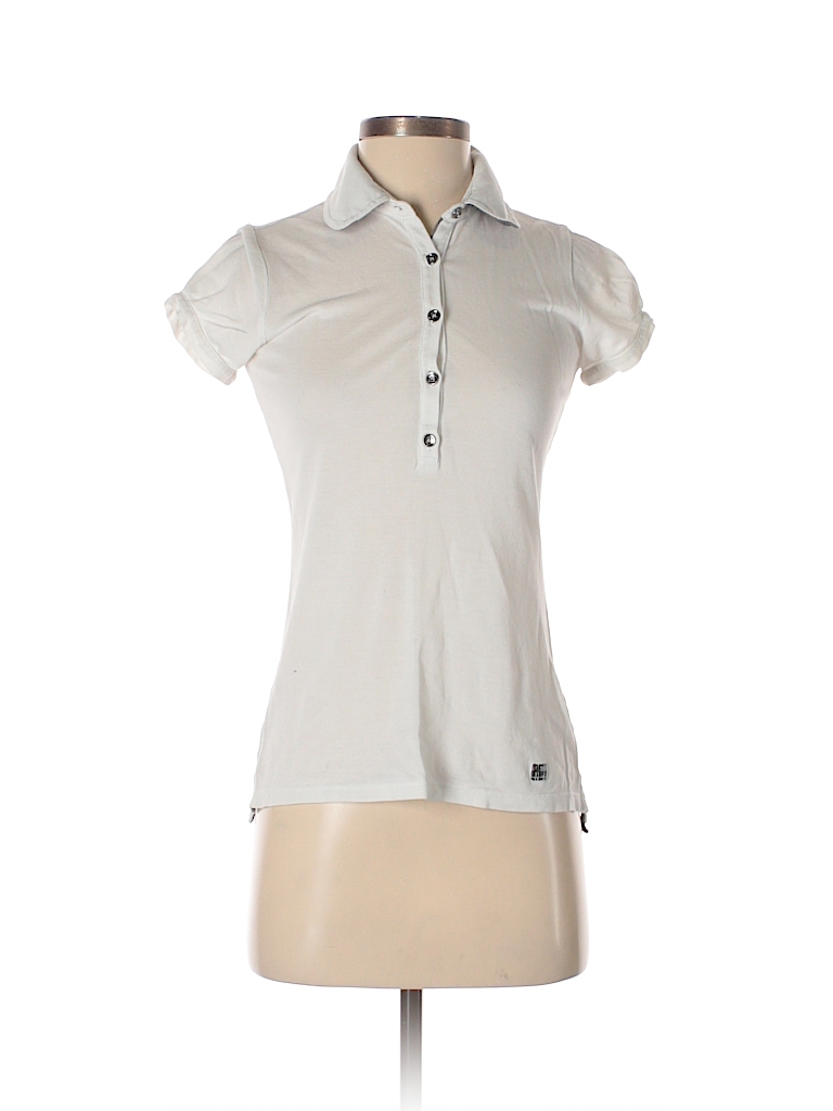 burberry white polo