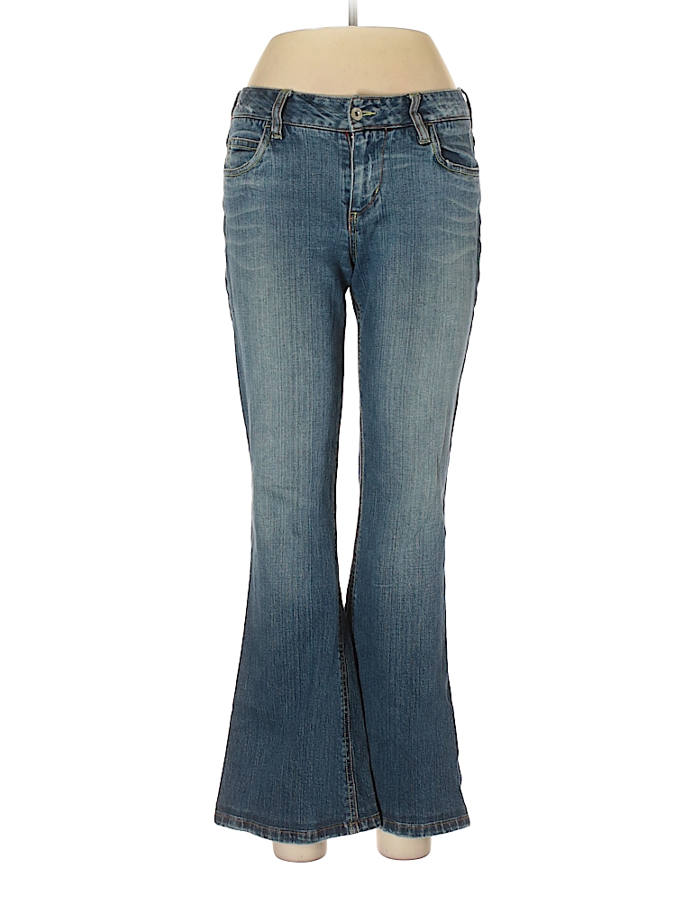 Mudd Solid Dark Blue Jeans Size 7 - 84% off | thredUP