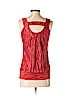 B.wear 100% Polyester Red Sleeveless Blouse Size M - photo 2