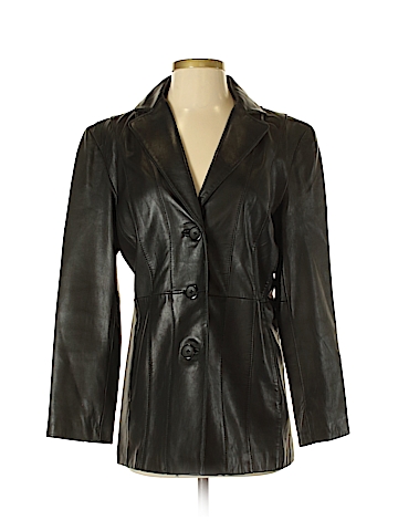 Worthington womens leather on sale jacket