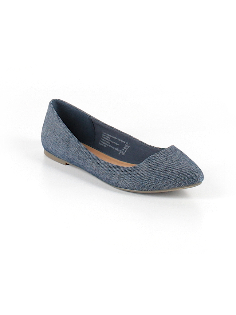 navy blue flats payless