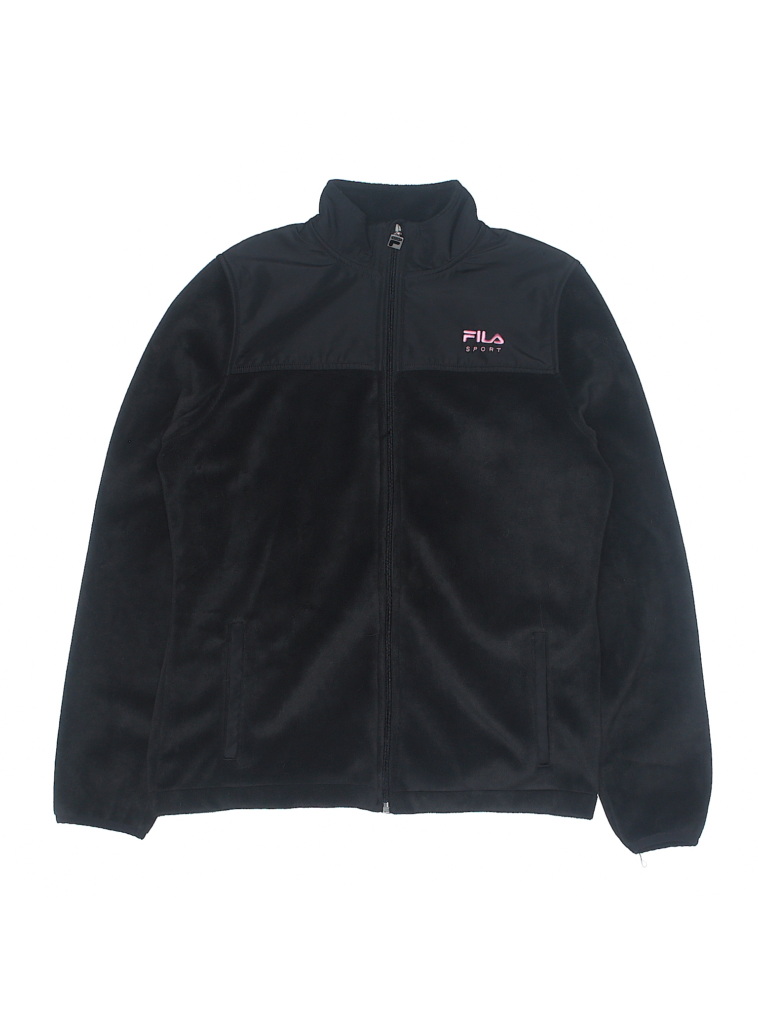 tafel Zuidoost Derbevilletest Fila Sport 100% Polyester Solid Black Fleece Jacket Size 16 - 78% off |  thredUP