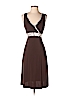 Petite Sophisticate Brown Casual Dress Size P - photo 1