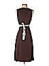 Petite Sophisticate Brown Casual Dress Size P - photo 2