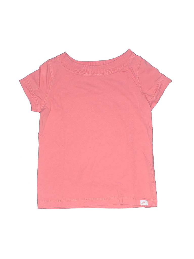 Gap Outlet 100% Cotton Coral Short Sleeve T-Shirt Size 6 - 7 - photo 1