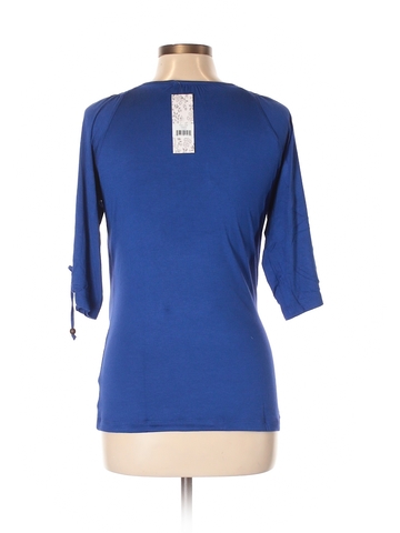 Everly Grey 3/4 Sleeve Top (view 2)