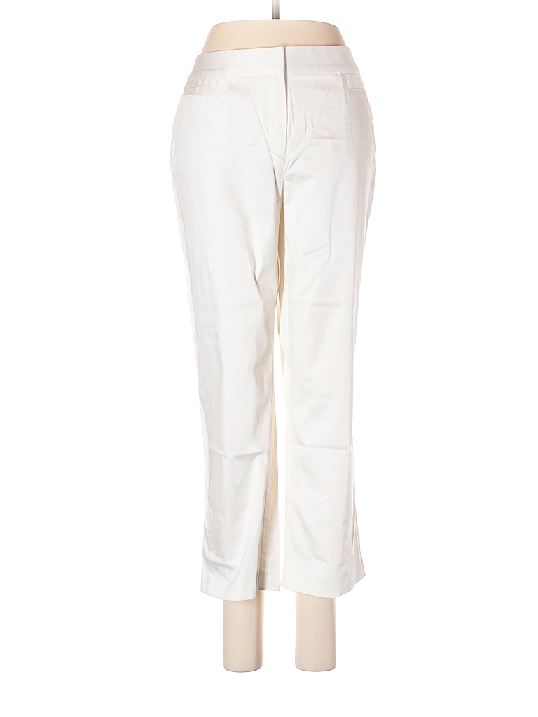 Lafayette 148 New York White Dress Pants Size 8 - photo 1