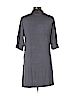 Everly Grey Solid Gray Casual Dress Size L (Maternity) - photo 2