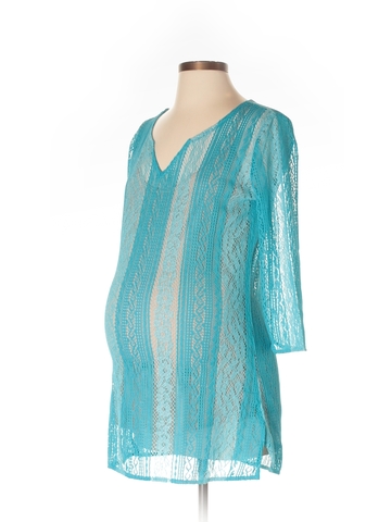 Everly Grey 3/4 Sleeve Blouse (view 1)