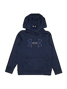 under armour blue zip up hoodie