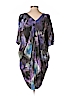 Nicole Miller Purple Casual Dress Size M - photo 2