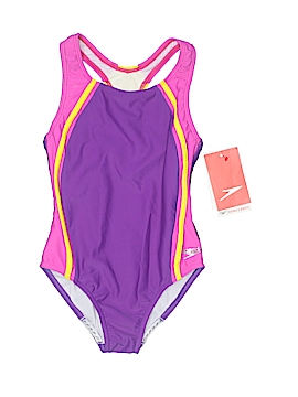 speedo color block swimsuit