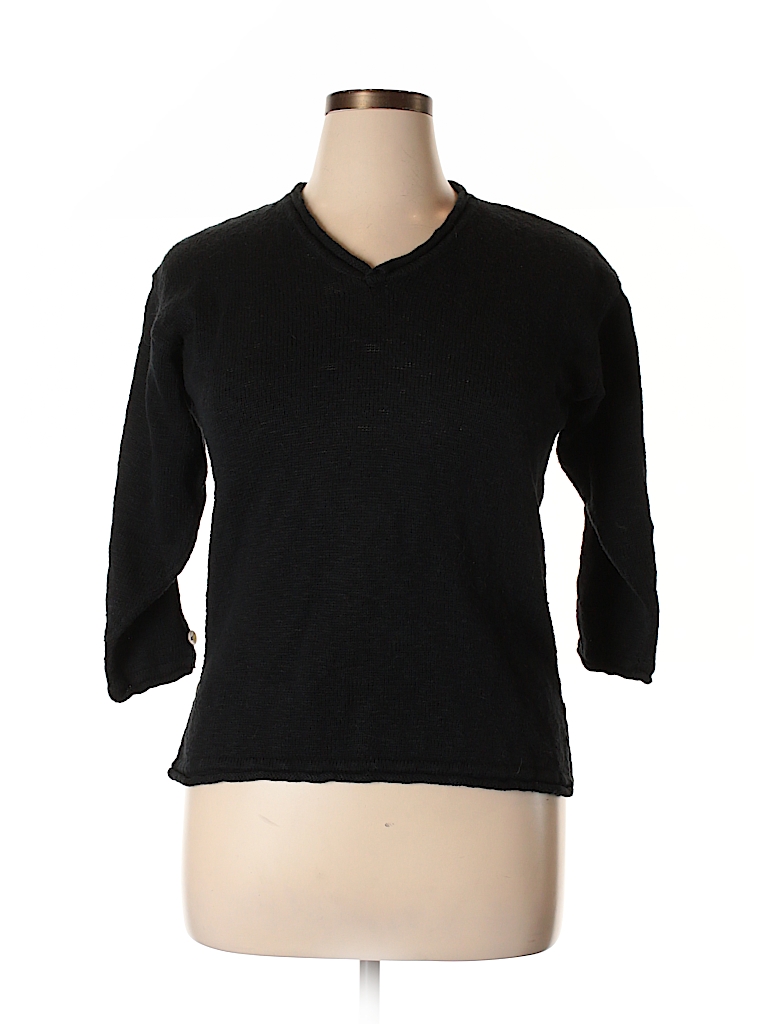 Lulu-B Solid Black Pullover Sweater Size S - 88% off | thredUP