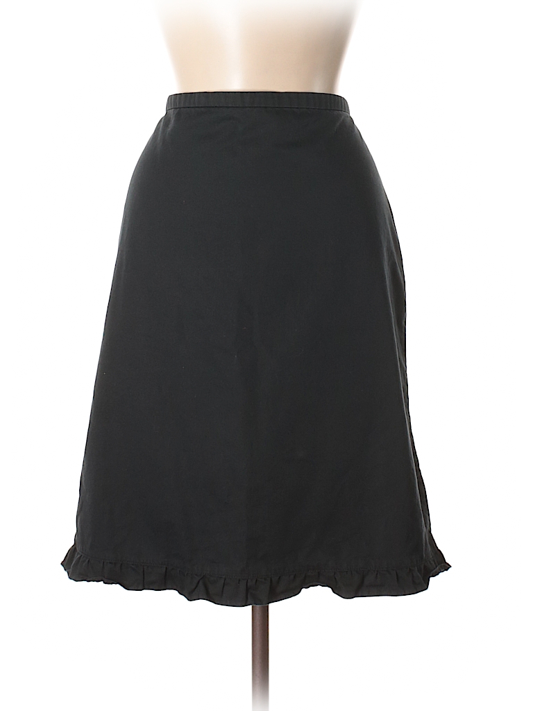 Tommy Hilfiger 100% Cotton Black Casual Skirt Size 8 - photo 1