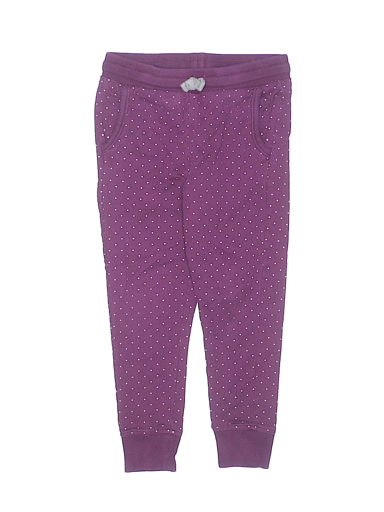 Tea 100% Cotton Dark Purple Sweatpants Size 5 - photo 1