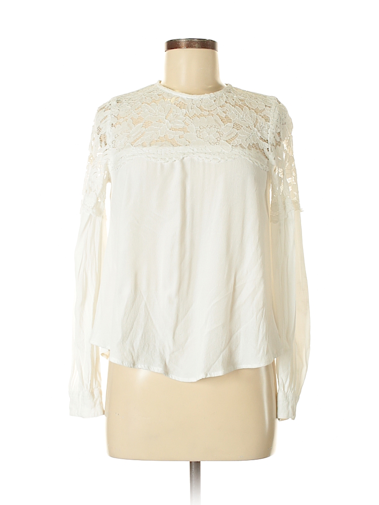 white lace top h&m