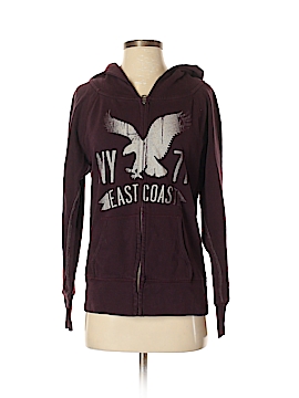 american eagle burgundy hoodie