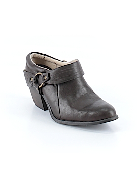 Faded Glory Solid Brown Mule/Clog Size 