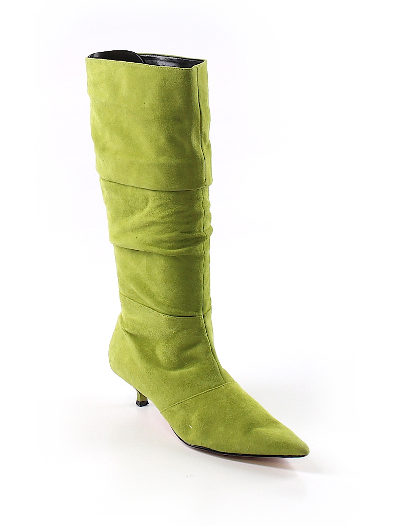 light green boots
