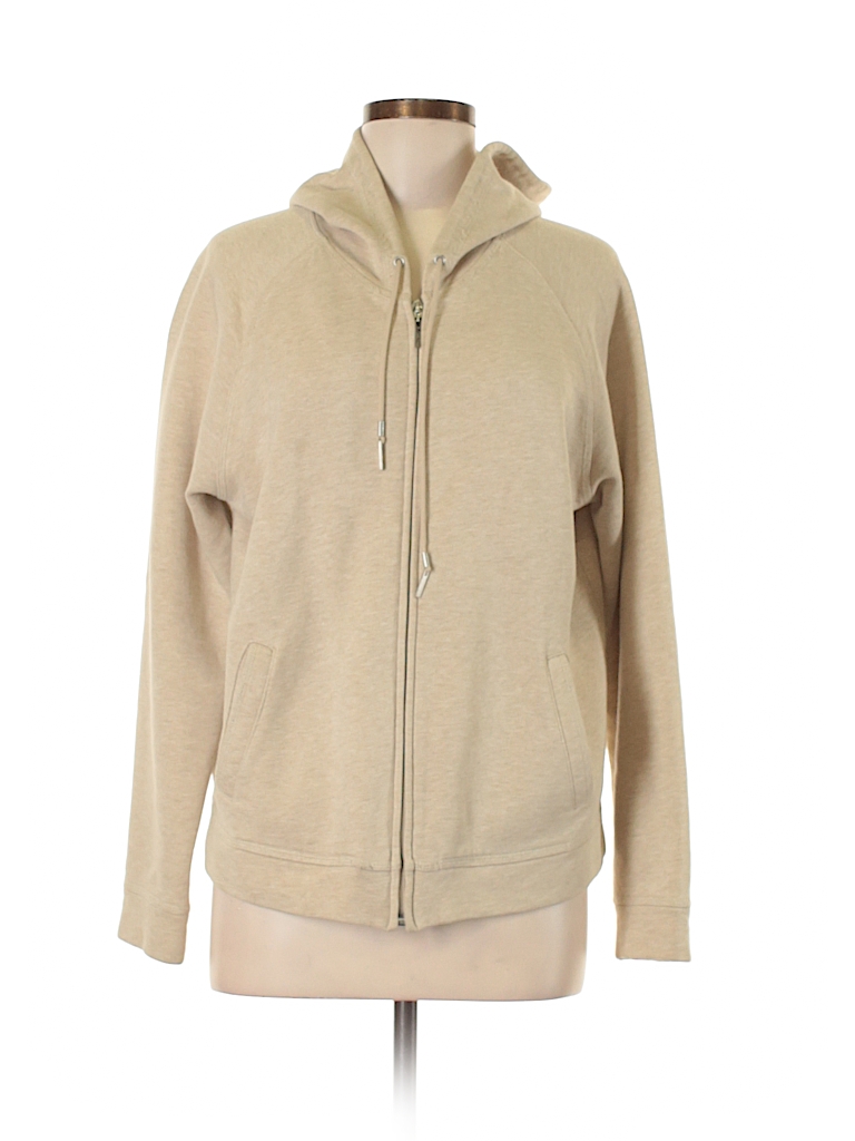 tan zip up hoodie womens