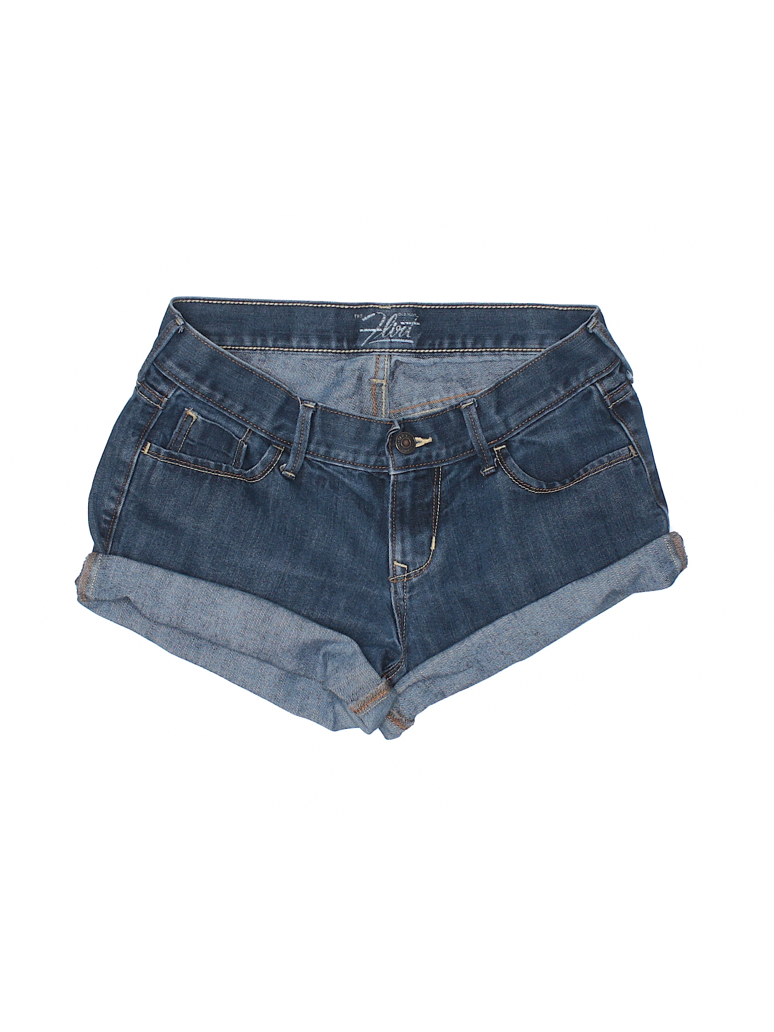 Old Navy Solid Blue Denim Shorts Size 2 - 60% off | thredUP