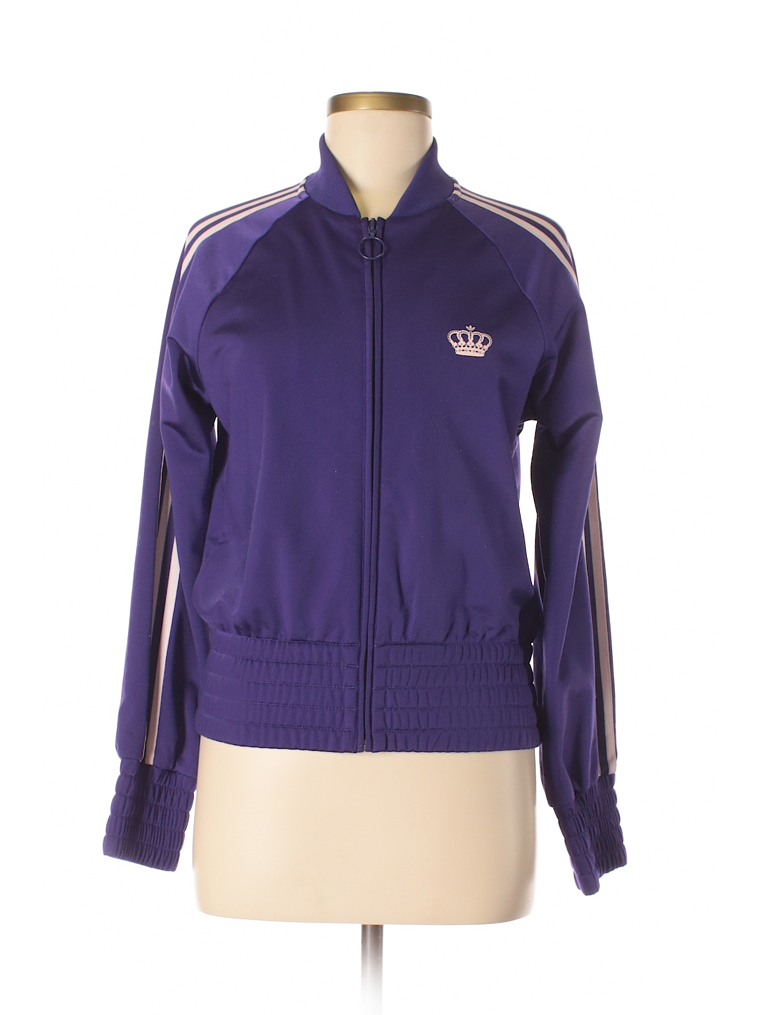 Nadie parásito Platillo Adidas Missy Elliot Respect Me 100% Polyester Solid Dark Purple Jacket Size  12 - 77% off | thredUP