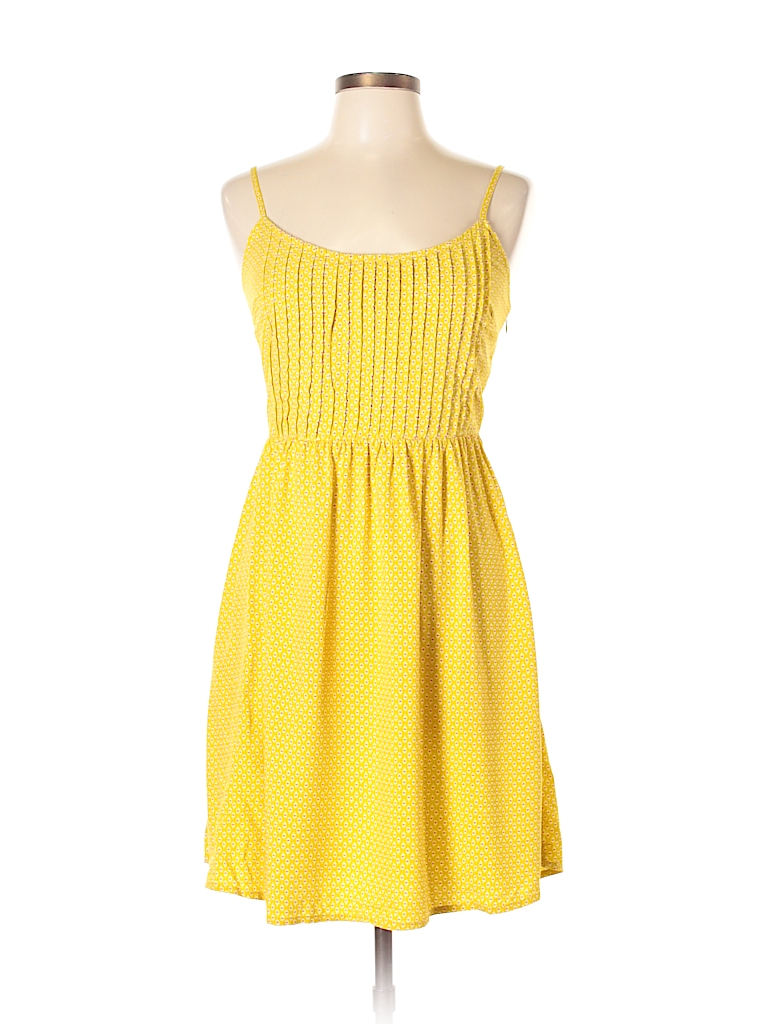 Old Navy Solid Yellow Casual Dress Size M - 54% off | thredUP