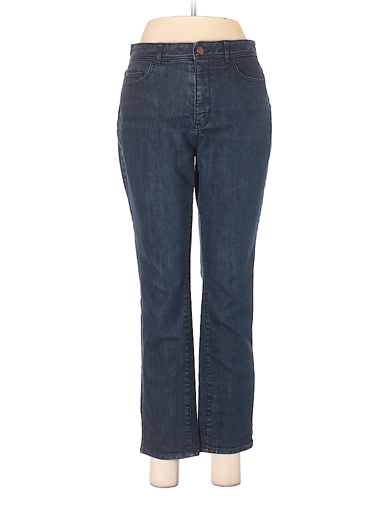 Coldwater Creek Solid Dark Blue Jeans Size 8 (Petite) - 84% off | thredUP