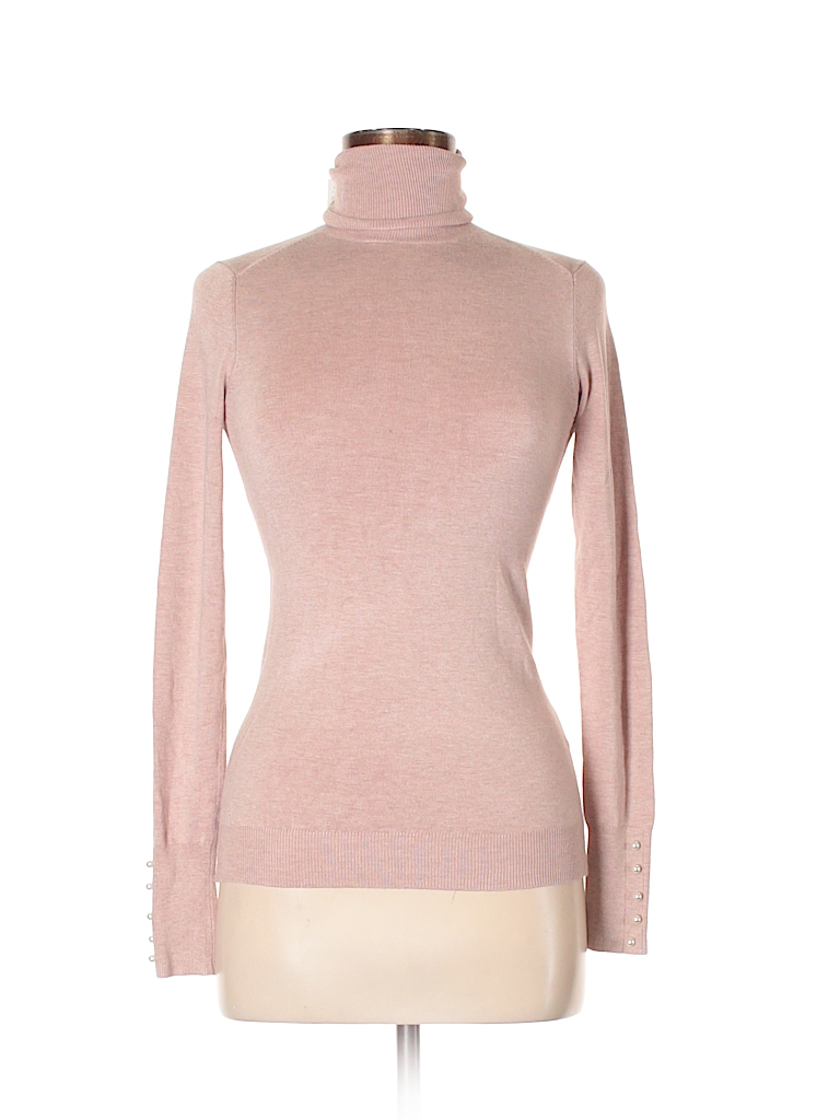 zara pink turtleneck