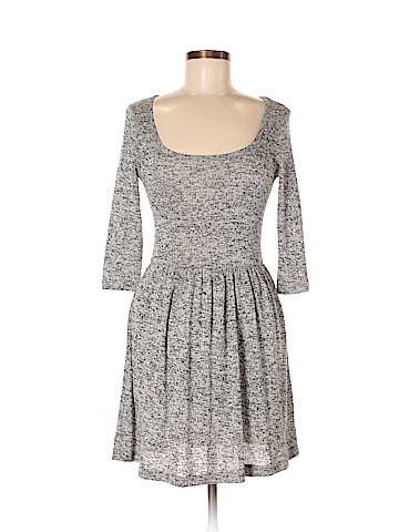 Buttons Casual Dress - front