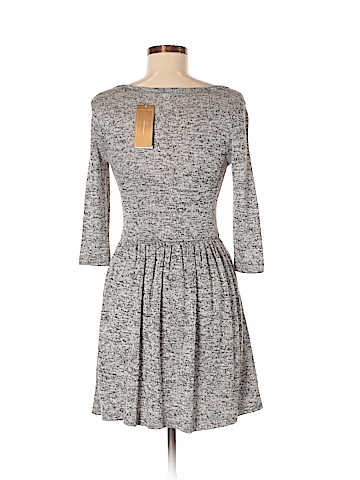 Buttons Casual Dress - back