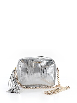 Victoria's Secret Metallic Silver Crossbody Bag One Size - 86% off