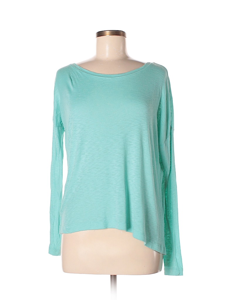 Cynthia Rowley TJX Print Blue Long Sleeve T-Shirt Size S - 91% off ...