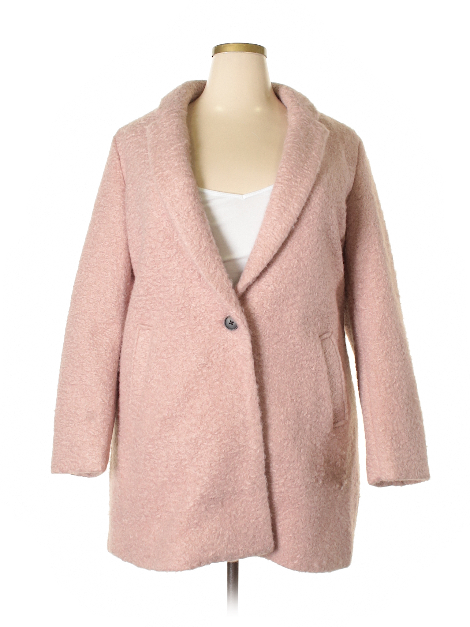 old navy pink coat