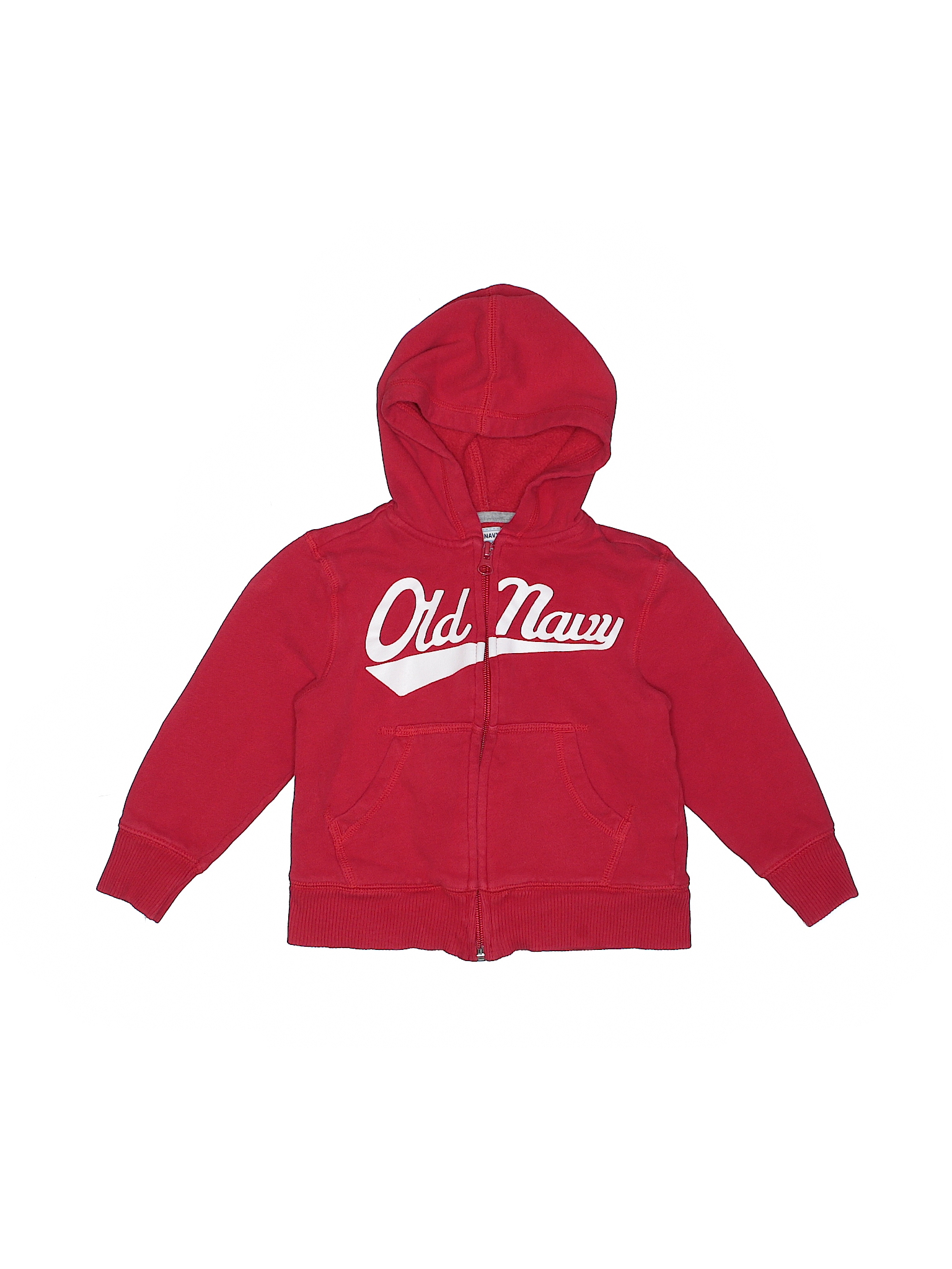 old navy red zip up hoodie