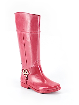 michael kors rain boots pink