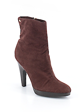 Target Solid Brown Ankle Boots 