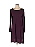 Ann Taylor LOFT Outlet Dark Purple Casual Dress Size M - photo 1