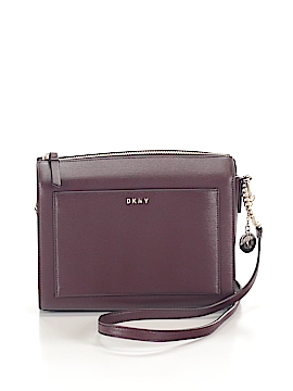 DKNY: crossbody bags for woman - Burgundy