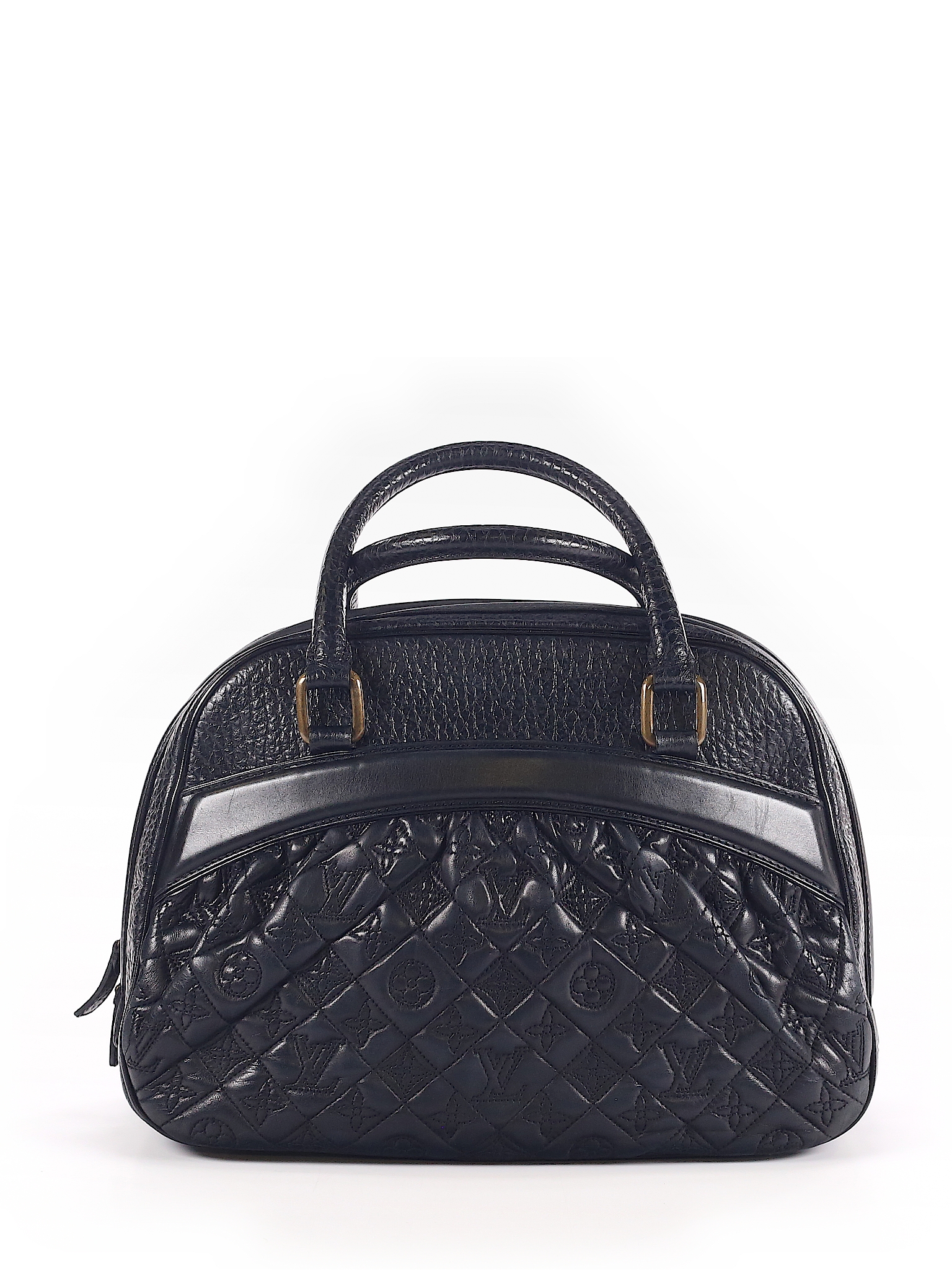Louis Vuitton 100% Leather Animal Print Black Mizi Vienna Bag One Size -  51% off
