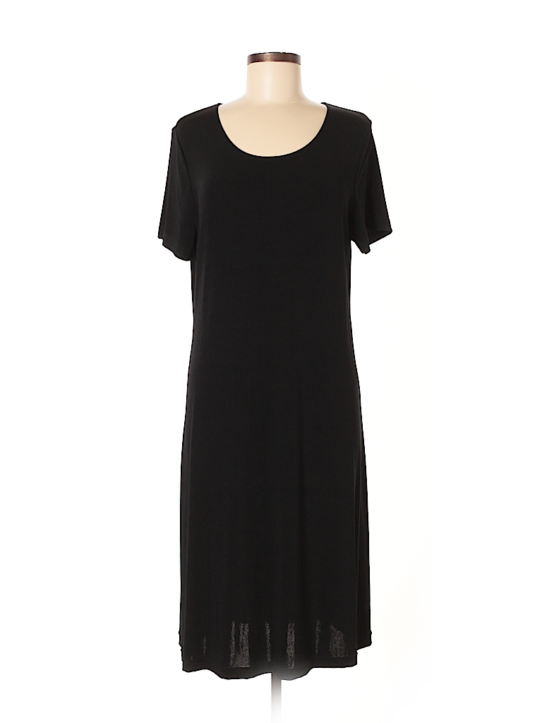 Draper's & Damon's Solid Black Casual Dress Size M - 85% off | thredUP