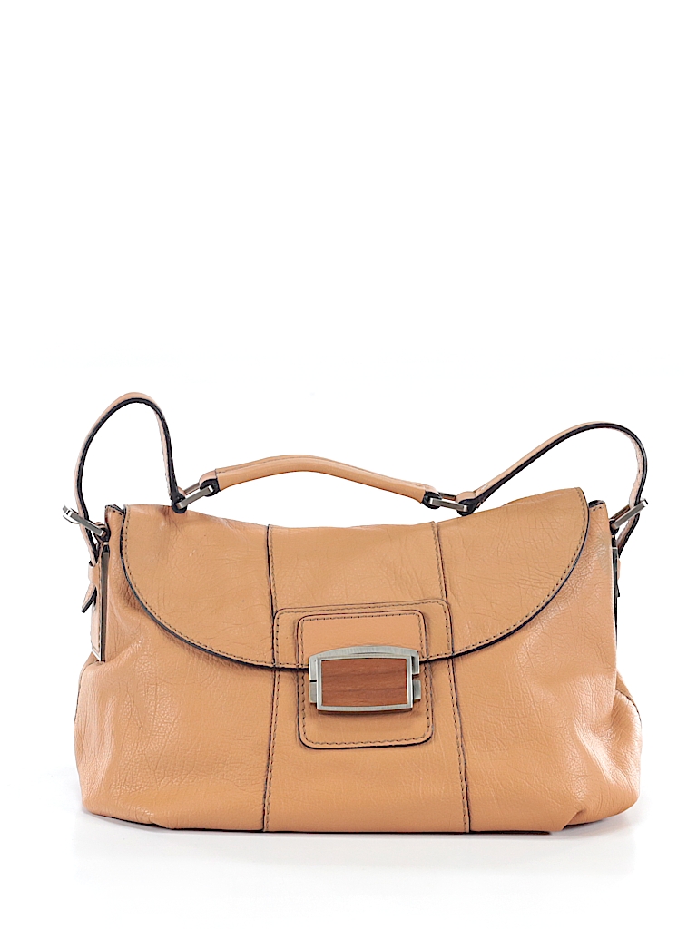 Calvin Klein 100% Leather Tan Leather Shoulder Bag One Size - photo 1
