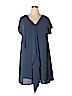 Adrianna Papell 100% Polyester Dark Blue Casual Dress Size 14w - photo 1