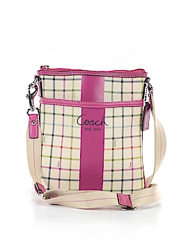 coach checkered bag