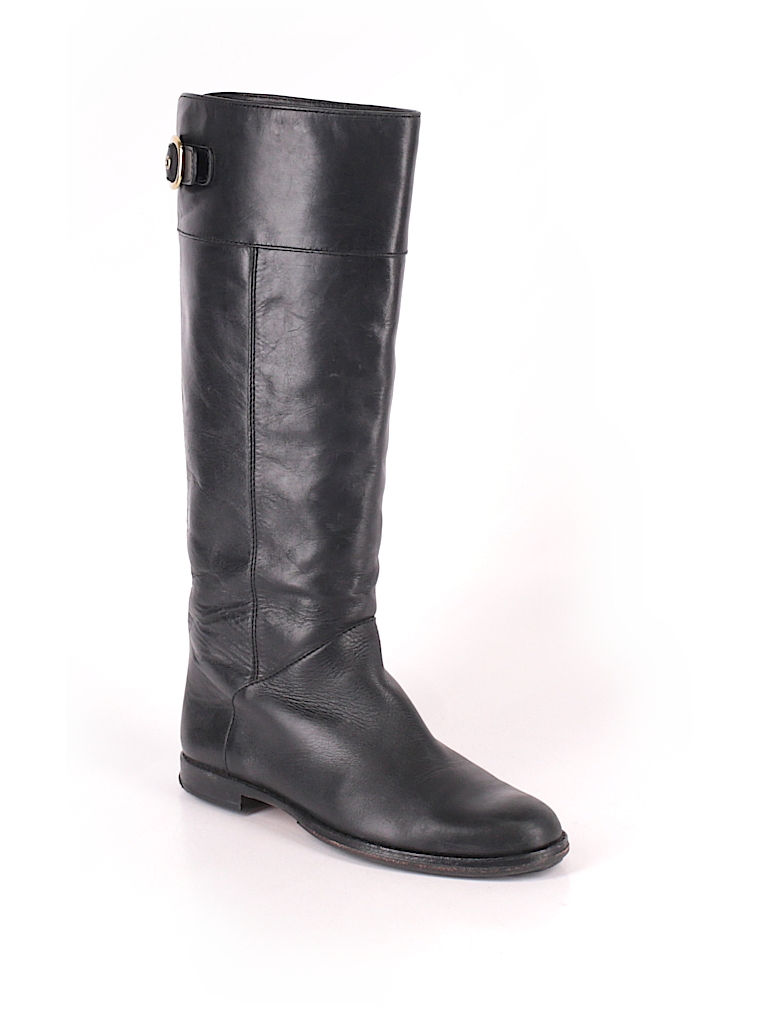 Florsheim Solid Black Boots Size 7 - 74 