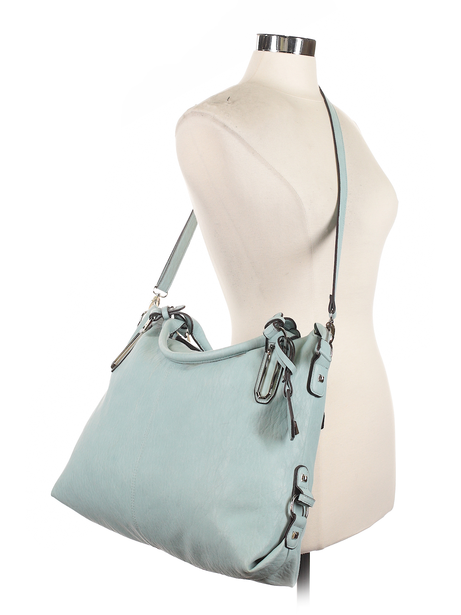 Jessica Simpson Solid Light Blue Satchel One Size - 62% off