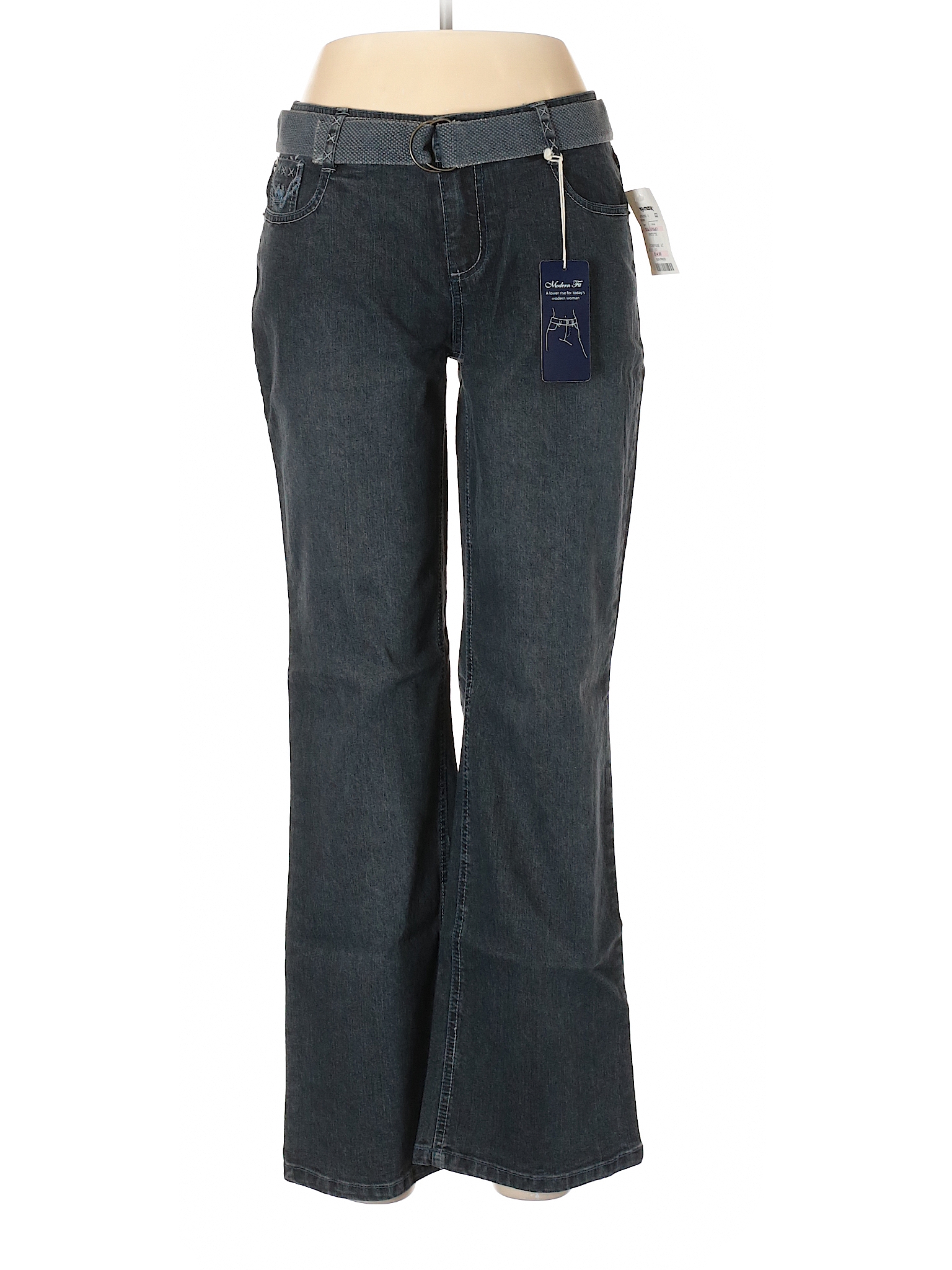 Duplex by Tyte Solid Blue Jeans Size 8 (Petite) - 62% off | thredUP